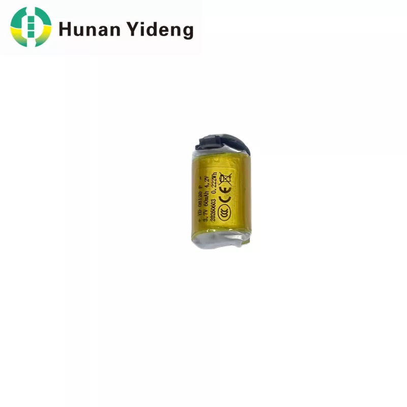 08120 3.7V 60mAh Li Polimer Silindr Batareya