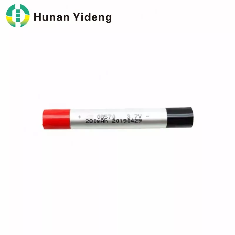 08570 3.7V 280mAh İncə Silindrik Li-Polimer Batareya