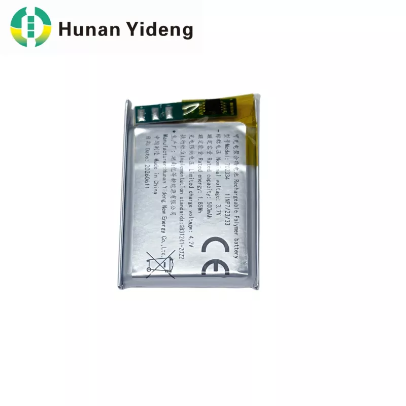 1.85Wh 702334 Molex birləşdiriciləri ilə fərdiləşdirilmiş batareya