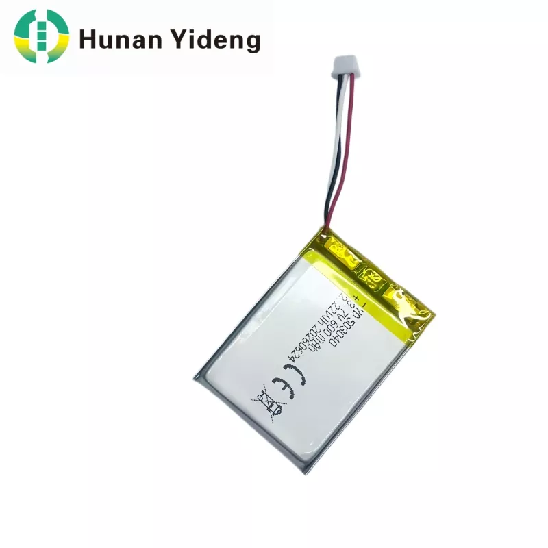 503040 3.7V 600mAh kvadrat təkrar doldurulan batareya
