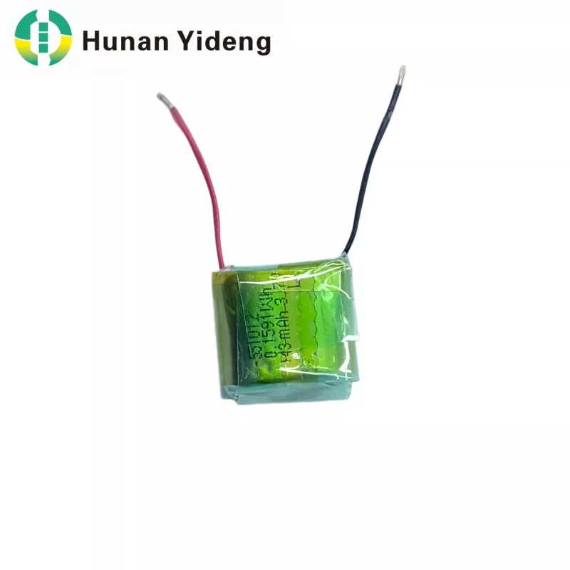 551012 3.7V 43mah Elektrikli Oyuncaqlar Li Polimer Batareya