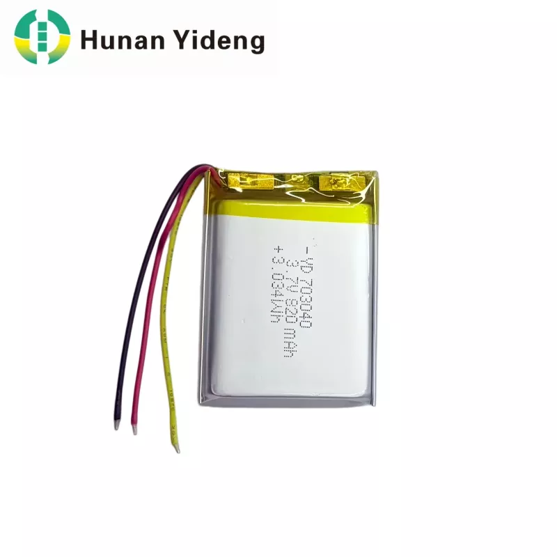 703040 3.7V 820mAh Kiçik Prizmatik Batareya